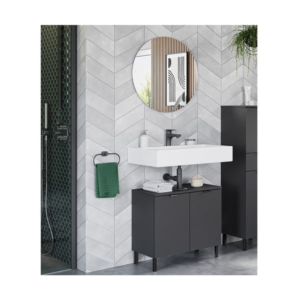 Antracitno siv komplet pohištva za kopalnico Arcena – Germania-image-1