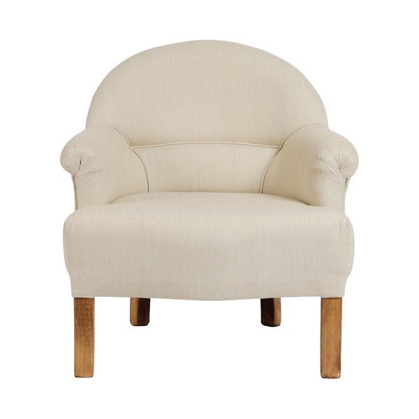 Kremno beli fotelj Chambray - Comptoir de Famille