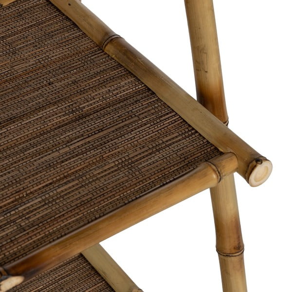 Bambusov regal v naravni barvi 48x100x45 cm Manali – Ixia-image-4