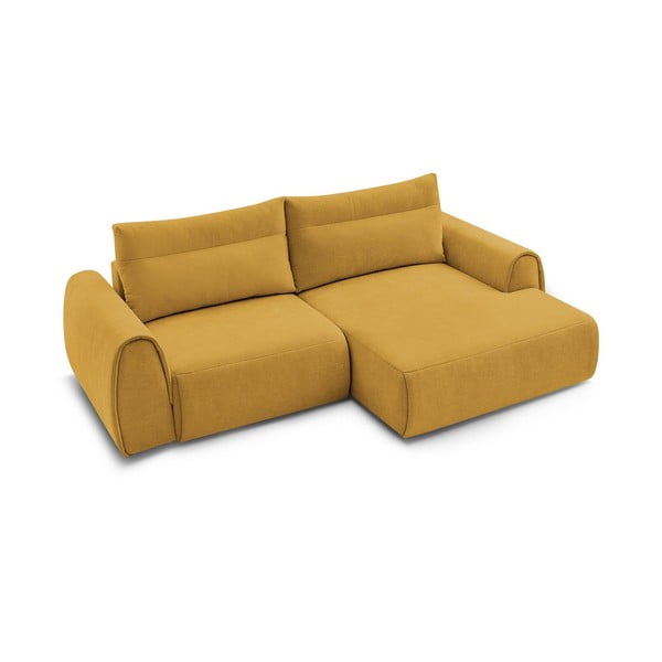 Oker rumena kotna sedežna garnitura Aden – Bobochic Paris-image-4