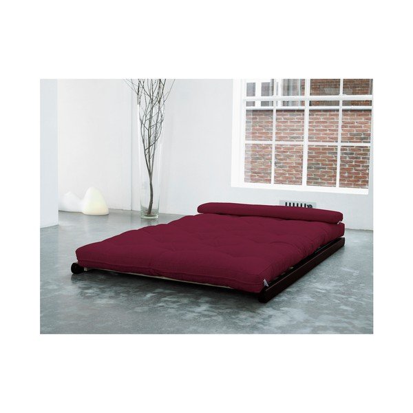 Lounge stol Karup Figo, Wenge/Bordeaux, 120 cm-image-3