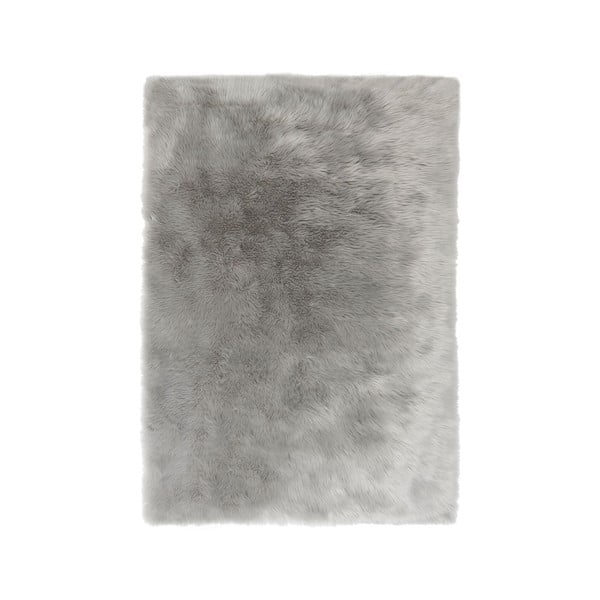 Sivo umetno krzno 290x180 cm - Flair Rugs
