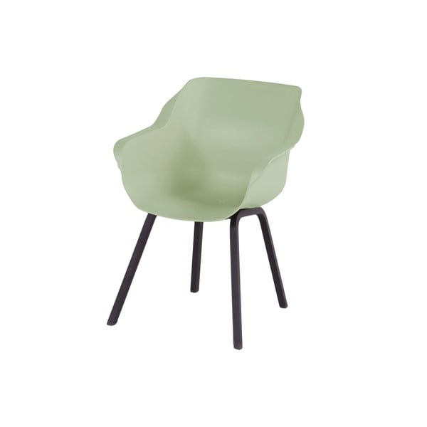 Svetlo zeleni plastični vrtni stoli v kompletu 2 ks Sophie – Hartman