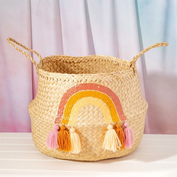 Košara iz morske trave Sass & Belle Earth Rainbow, ø 40 cm-image-2