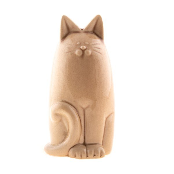 Rjava keramika Dakls Cat, višina 19,5 cm