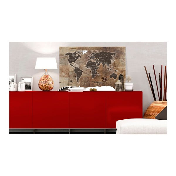 Zemljevid sveta Bimago Wooden Mosaic, 120 x 80 cm-image-1