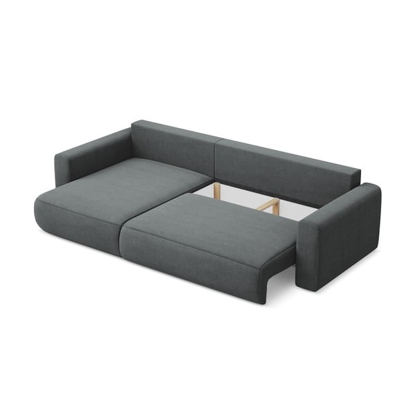 Temno siva raztegljiva/s prostorom za shranjevanje kotna sedežna garnitura (levi kot/z ležalnikom) Kapua – Makamii-image-3