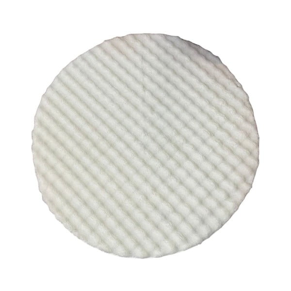 Kremno bela pralna okrogla preproga ø 120 cm Bubbly – Oyo Concept