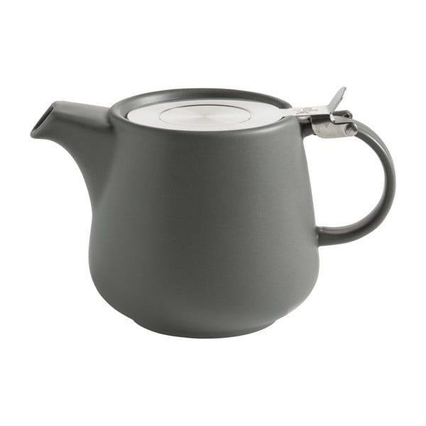 Temno siv porcelanast čajnik s cedilom Maxwell & Williams Tint, 600 ml