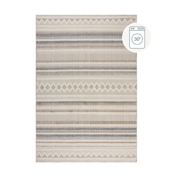 Sivo-bež pralna preproga 116x170 cm Everette – Flair Rugs