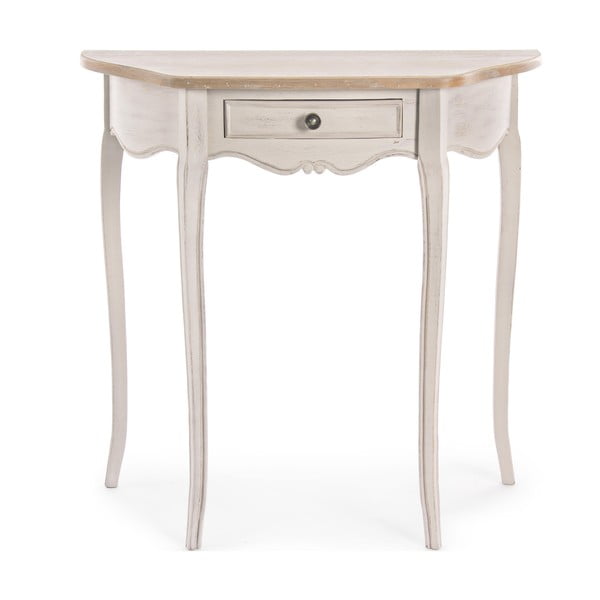 Kremno bela stranska mizica 35x80 cm Clarisse – Bizzotto