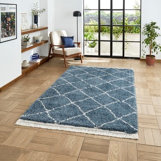 Modra preproga 200x290 cm Boho – Think Rugs