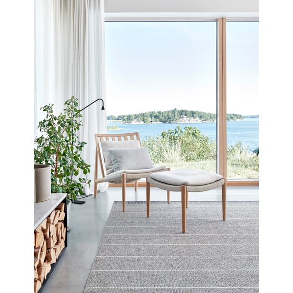 Siv zunanji in notranji tekač 60x200 cm Belle Concrete – Pappelina-image-1