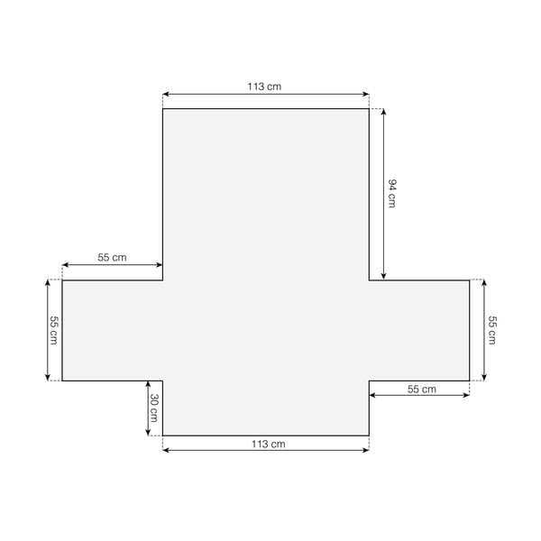 Turkizna zaščitna prevleka za sedežno garnituro za dvosed Lounge – douceur d'intérieur-image-3