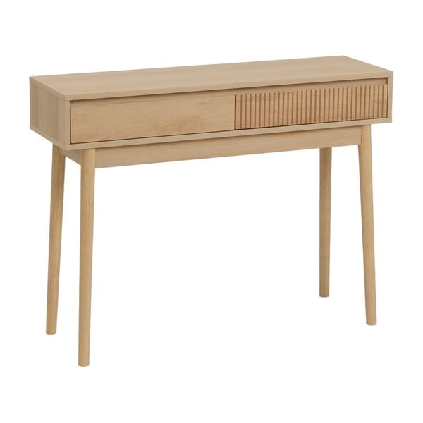 Stranska mizica v naravni barvi 30x100 cm Iona – Casa Selección