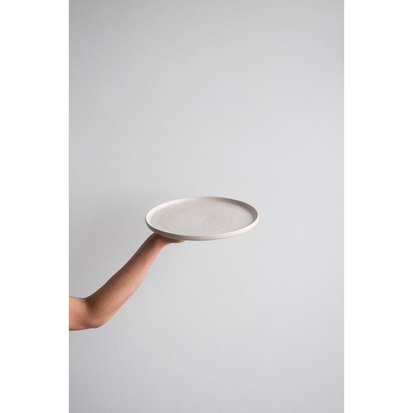 Svetlo roza kamenina velik krožnik ÅOOMI Dust, ø 27,5 cm-image-2