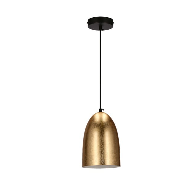 Viseča svetilka v zlati barvi s kovinskim senčnikom ø 14 cm Icaro - Candellux Lighting