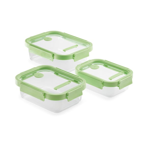 Posode za hrano v kompletu 3 ks – Lékué