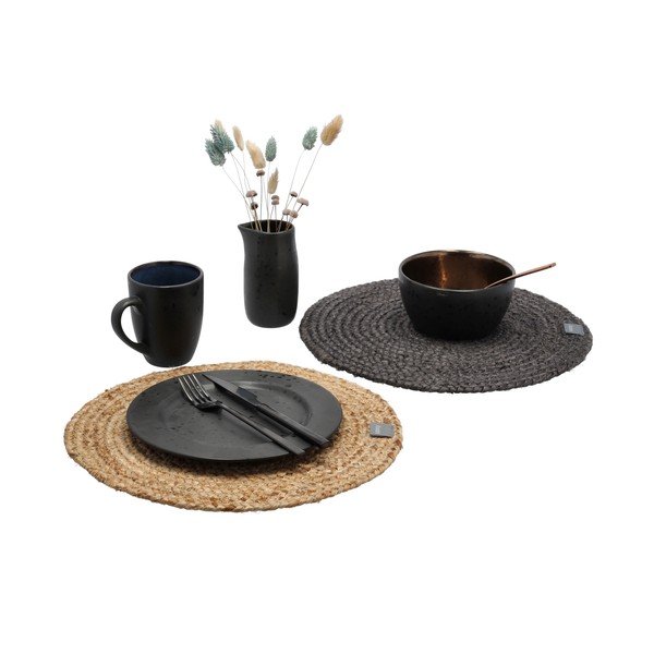 Pogrinjek iz jute Södahl, ø 35 cm-image-3