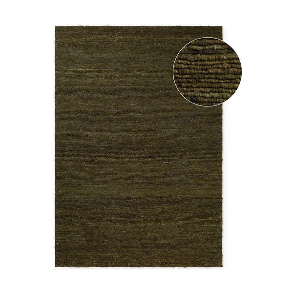 Temno zelena ročno tkana volnena preproga 160x230 cm Bexley Woolwich – Ted Baker
