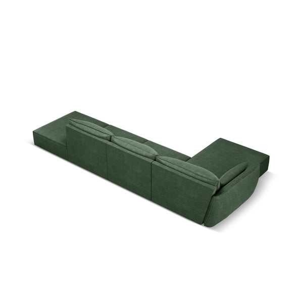 Temno zelen kotni kavč (levi kot) Vanda - Mazzini Sofas-image-3
