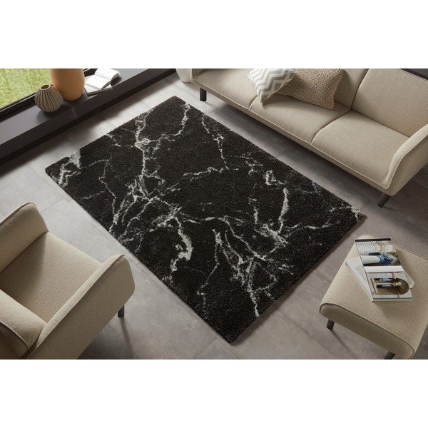 Črna preproga Mint Rugs Nomadic Mayrin, 80 x 150 cm-image-1