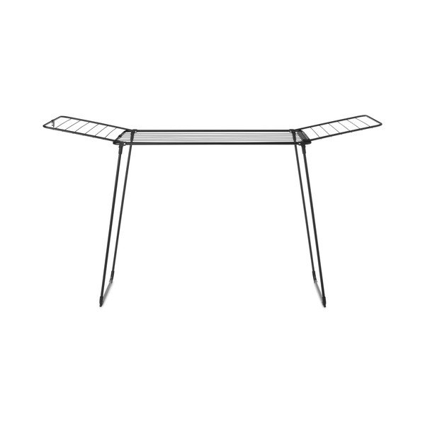 Mat črno stojalo za sušenje perila 22 m HangOn Too – Brabantia