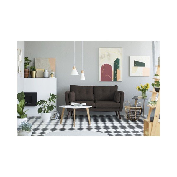 Rjava 2-sedežna zofa Mazzini Sofas Elena-image-3