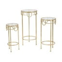 Komplet 3 mizic v zlati barvi Mauro Ferretti Lorenzo