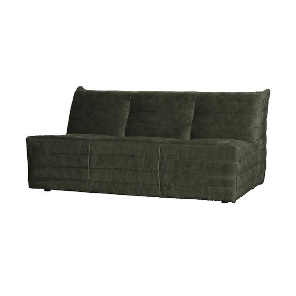 Zelena žametna sedežna garnitura 160 cm Bag – WOOOD-image-2