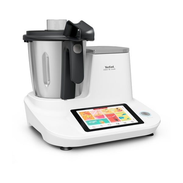 Kuhinjski robot v beli in srebrni barvi Click and Cook - Tefal