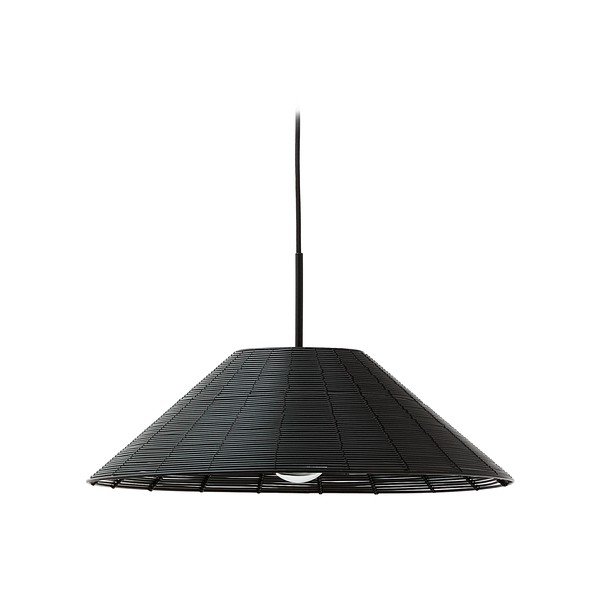 Črno senčilo ø 50 cm Saranella – Kave Home