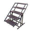 Kovinsko in plastično stojalo za rože Tabora - Garden Pleasure