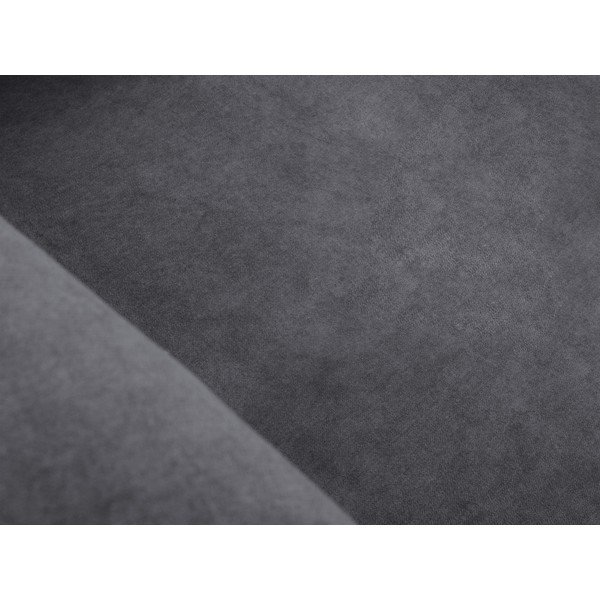 Siva žametna kotna sedežna garnitura Erin – Micadoni Home-image-1