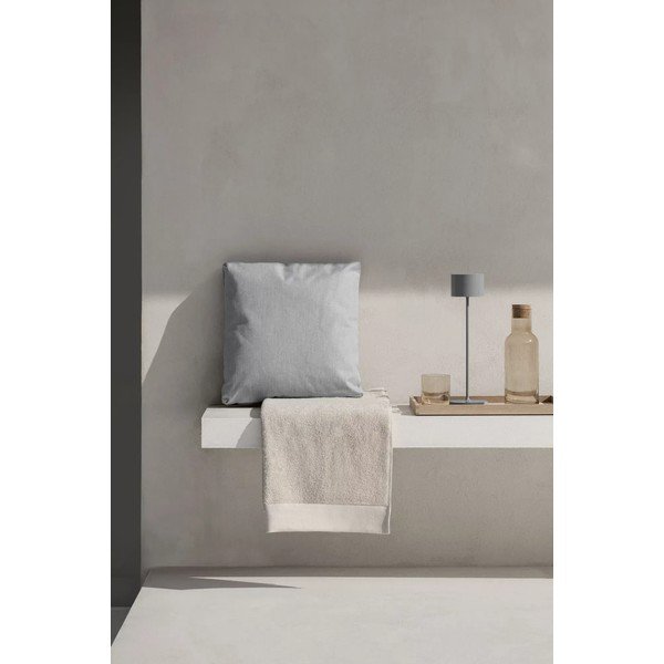 Kremno bele frotirne brisače v kompletu 2 ks iz organskega bombaža 30x50 cm Riva – Blomus-image-1