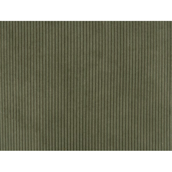 Zelen fotelj iz rebrastega žameta Vigor – Leitmotiv-image-1