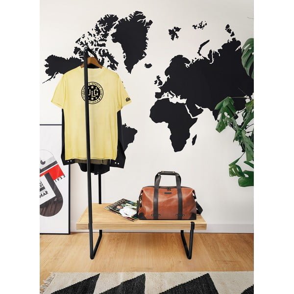 Komplet klopi in obešalnika z jekleno konstrukcijo Woodman Ben-image-1