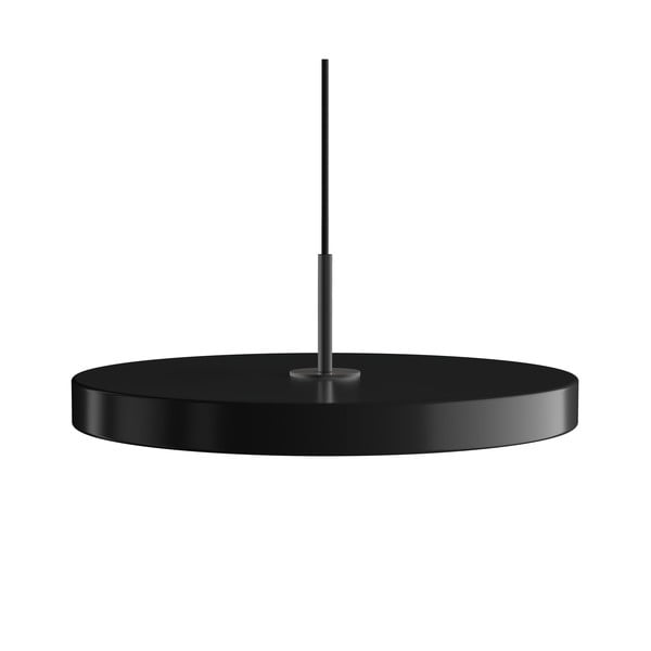 Črna LED viseča svetilka s kovinskim senčnikom ø 43 cm Asteria Medium – UMAGE