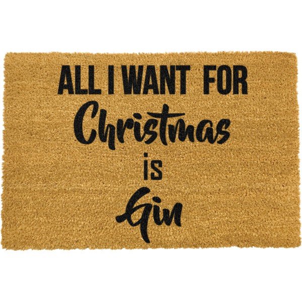 Predpražnik iz naravnih kokosovih vlaken Artsy Doormats All I Want, 40 x 60 cm-image-1