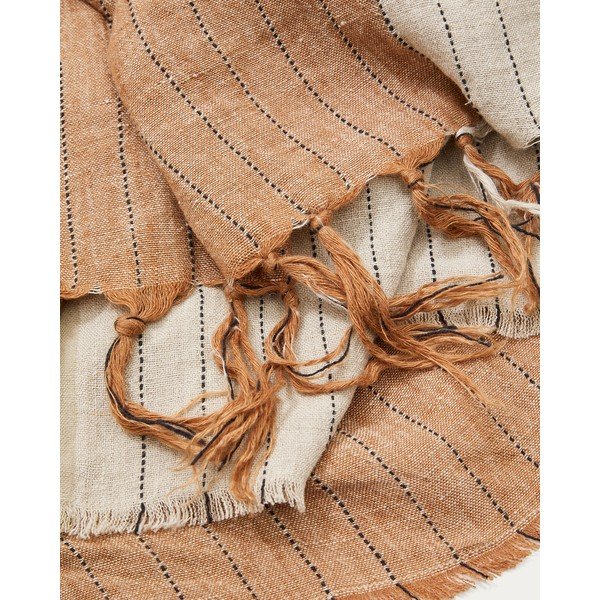 Lanena odeja 130x170 cm Sunig – Kave Home-image-1