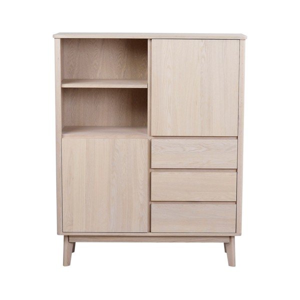 Komoda iz beljenga hrasta Rowico YuRAi , výška 138 cm-image-1