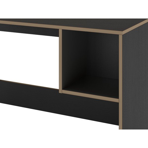 Pisalna miza s črno mizno ploščo 50x110 cm Lyly – Marckeric-image-4