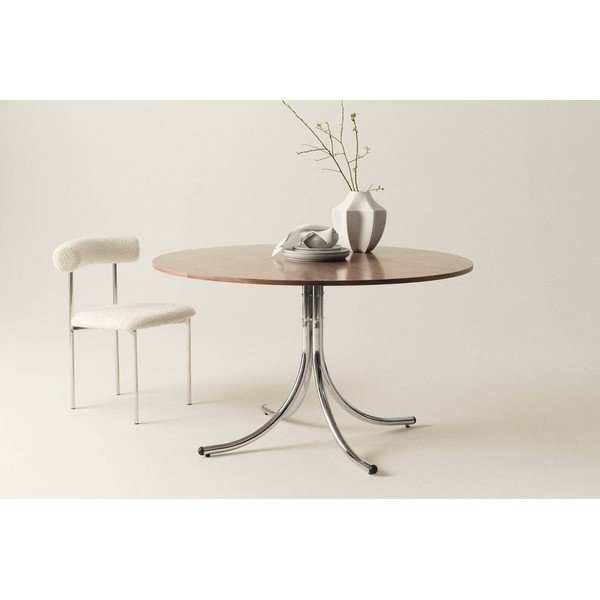 Kovinska okrogla jedilna miza ø 130 cm Chipley – Jotex-image-2