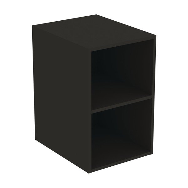 Antracitno siva nizka stenska kopalniška omarica 40x63 cm i.Life B – Ideal Standard-image-1