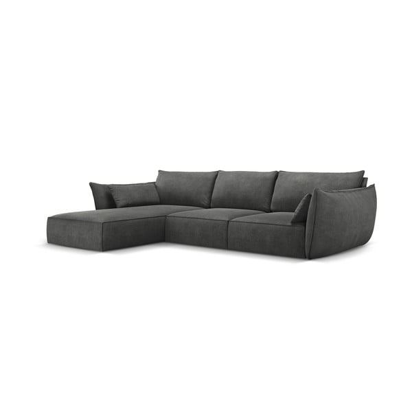 Siv kotni kavč (levi kot) Vanda - Mazzini Sofas-image-2
