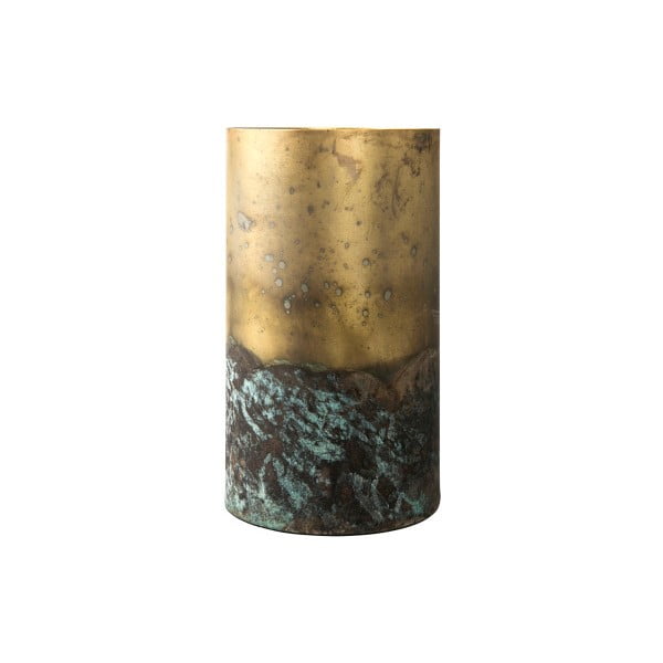 Vaza Canett Liam, zelena in zlata, 23 cm