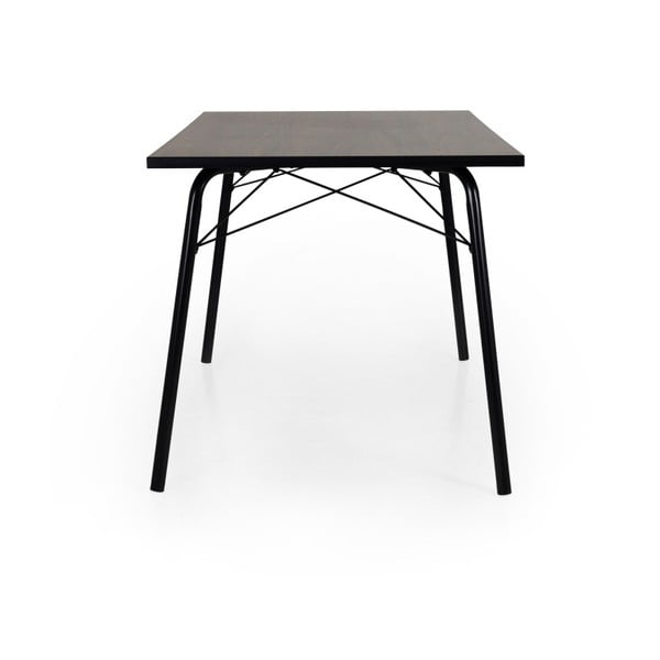 Temno rjava jedilna miza Tenzo Daxx, 80 x 140 cm
