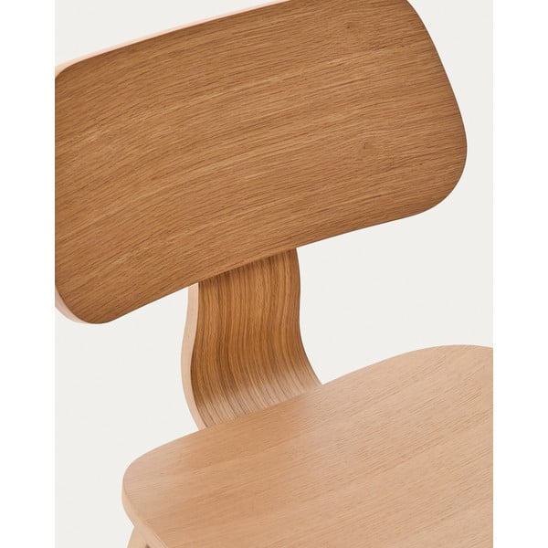 Jedilni stol v hrastovem dekorju Gena – Kave Home-image-4