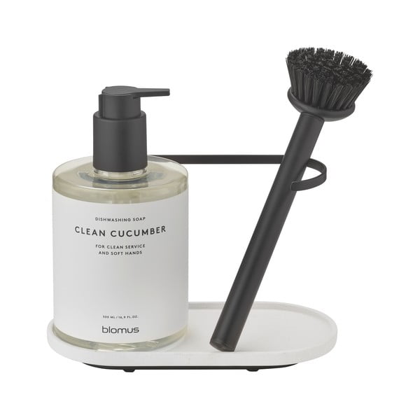 Kremno belo betonsko držalo za detergent Dhuva – Blomus-image-2