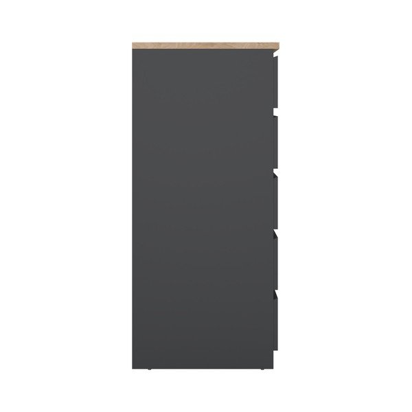 Temno siva komoda 40x111x50 cm Naia – Tvilum-image-4